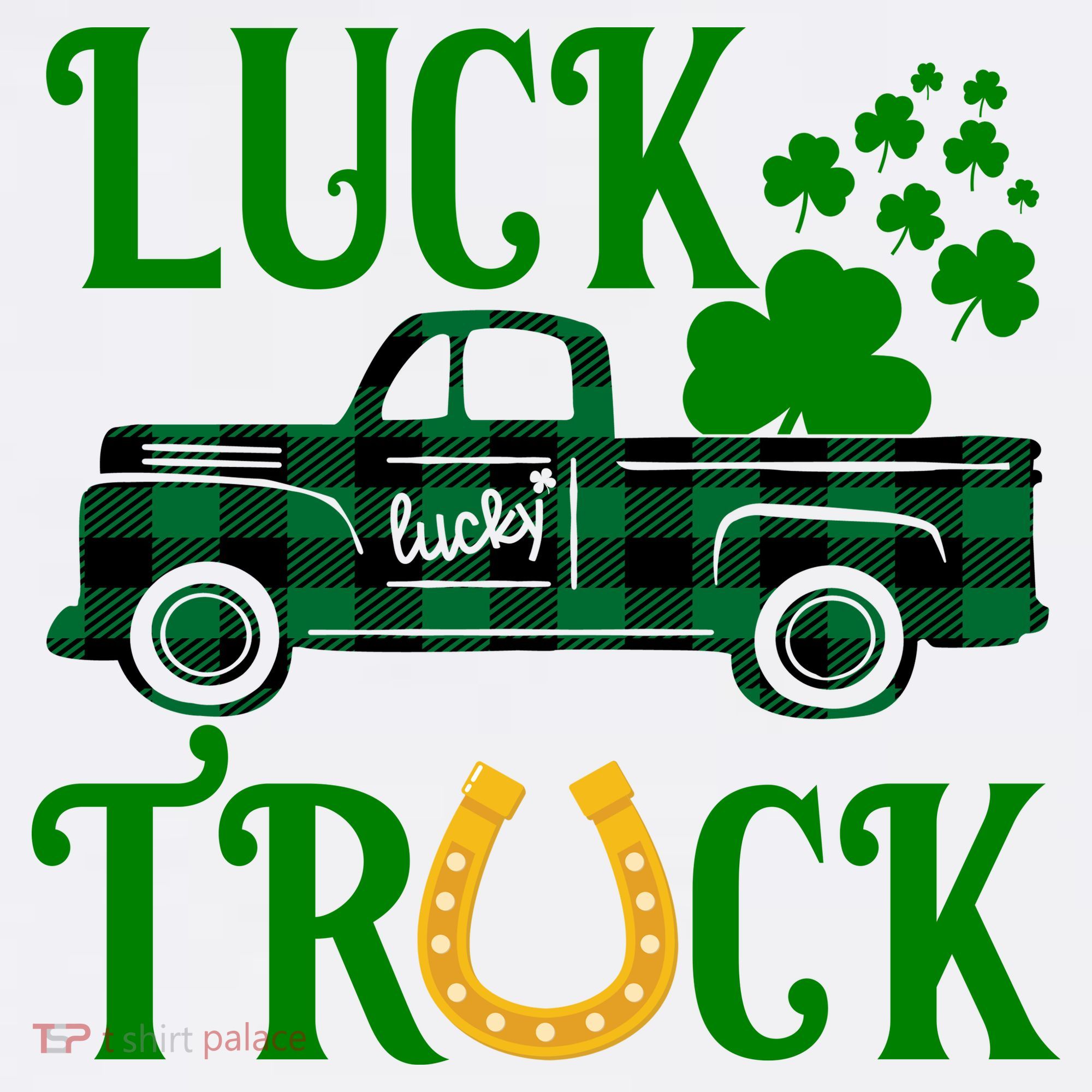 Luck Truck St Patrick's Day Festive Kids T-Shirt