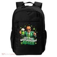 Let The Shenanigans Begin Funny Trump St PatrickS Day Backpack thumb 0