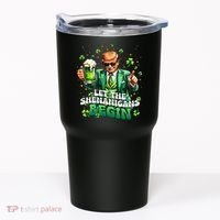 Let The Shenanigans Begin Funny Trump St PatrickS Day Tumbler thumb 0