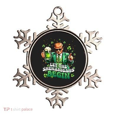 Let The Shenanigans Begin Funny Trump St PatrickS Day Ornament