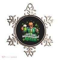 Let The Shenanigans Begin Funny Trump St PatrickS Day Ornament thumb 0