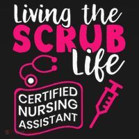 Living The Scrubs Life Certified Nursing Assistant CNA Women's Hoodie thumb 2