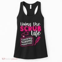 Living The Scrubs Life Certified Nursing Assistant CNA Women's Tank Top thumb 0