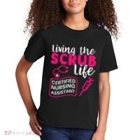 Living The Scrubs Life Certified Nursing Assistant CNA Kids T-Shirt thumb 2