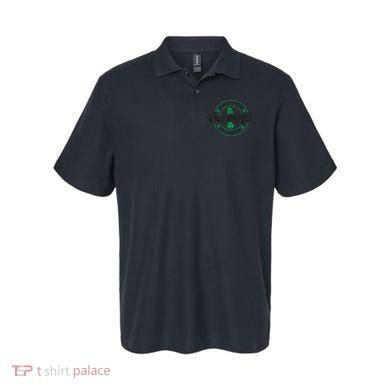 Let The Shenanigans Begin St. Patrick's Day Shamrock Circle Polo
