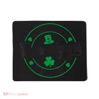 Let The Shenanigans Begin St. Patrick's Day Shamrock Circle Mousepad thumb 0