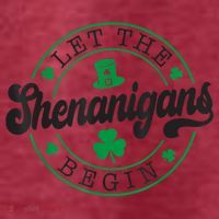 Let The Shenanigans Begin St. Patrick's Day Shamrock Circle Women's T-Shirt thumb 6