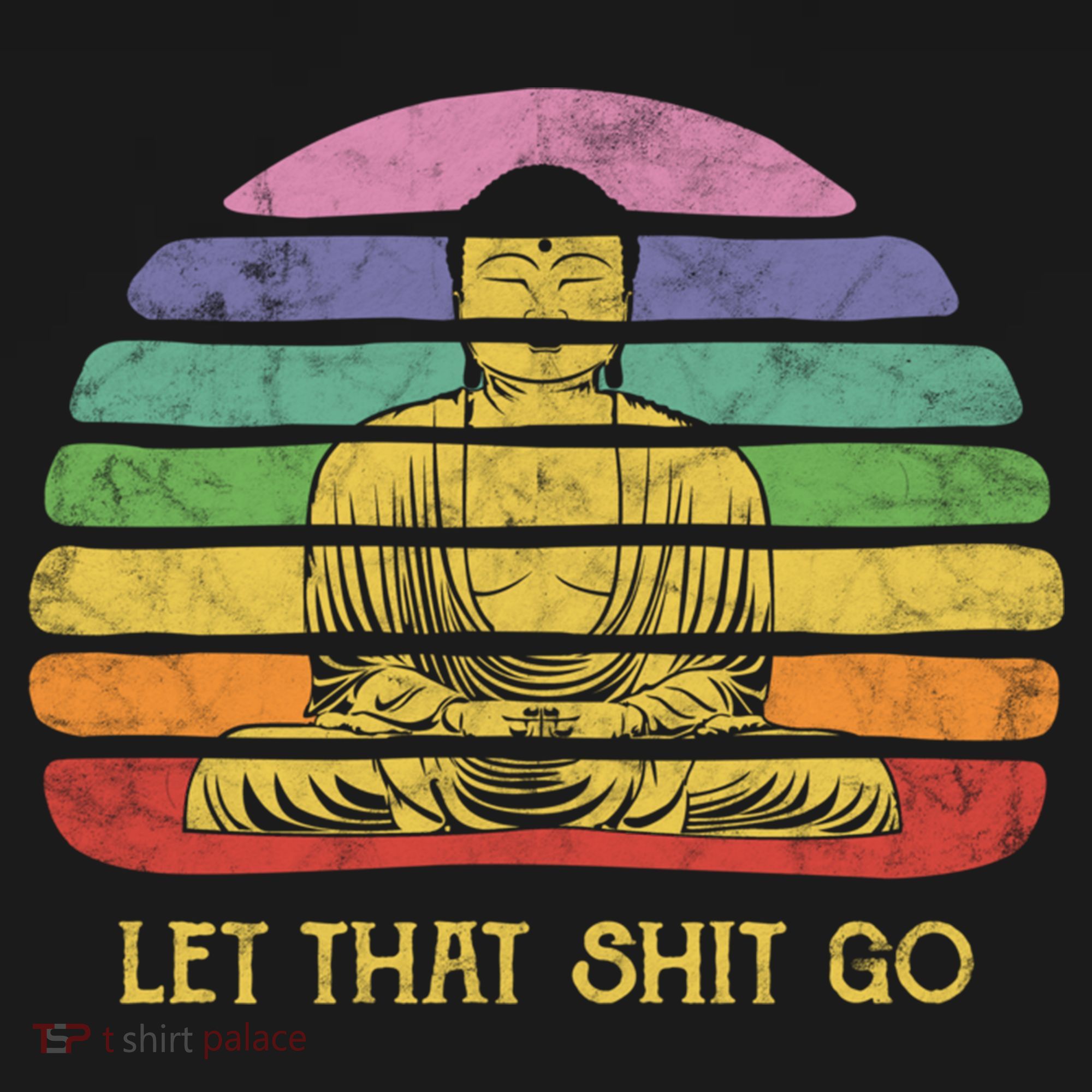 Let That Shitgiftgo Buddha Great Gift Funny Meditating Budda Budha Ornament