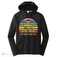 Let That Shitgiftgo Buddha Great Gift Funny Meditating Budda Budha Performance Fleece Hoodie thumb 0