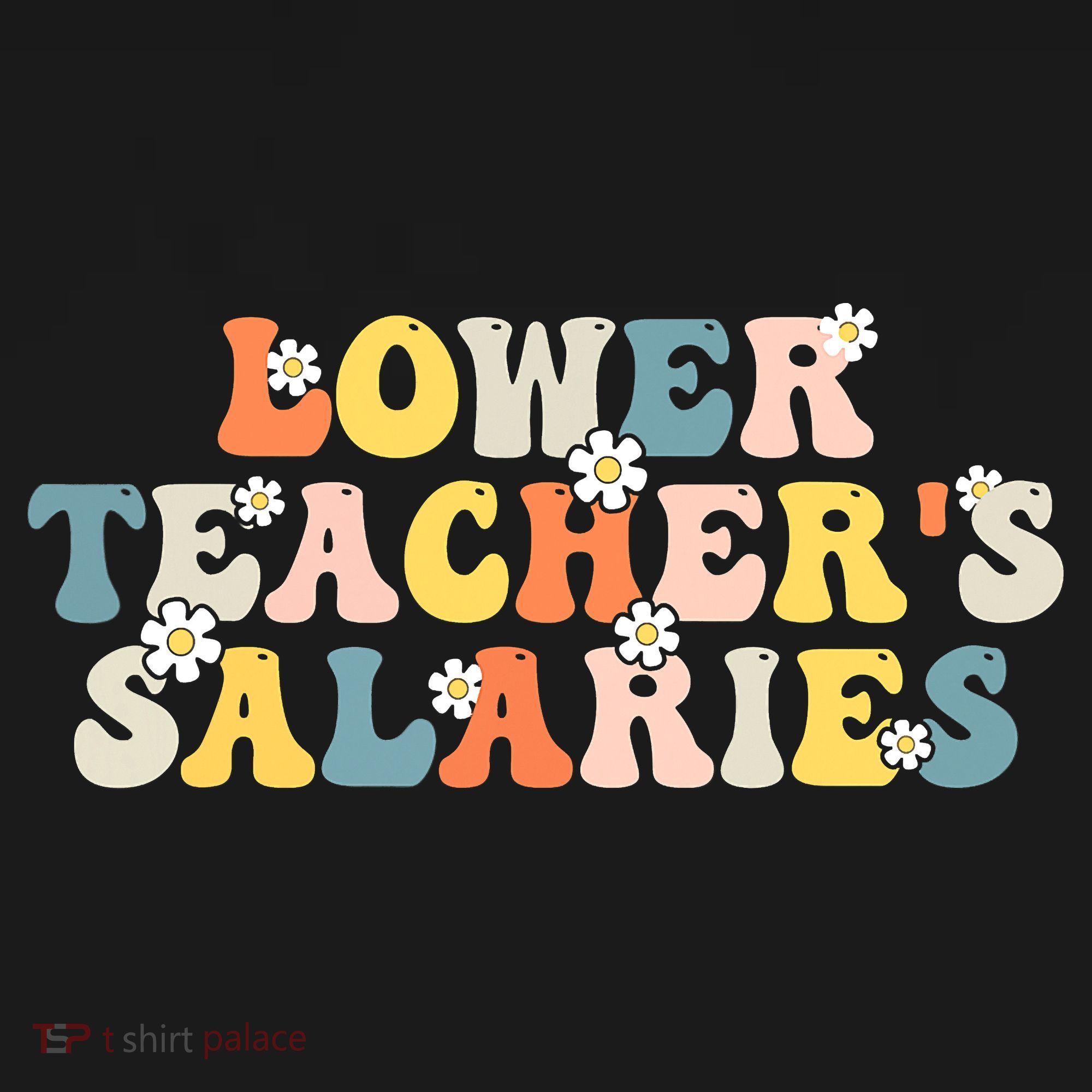 Lower Teacher's Salaries Retro Teacher USA-Made Doggie Bandana
