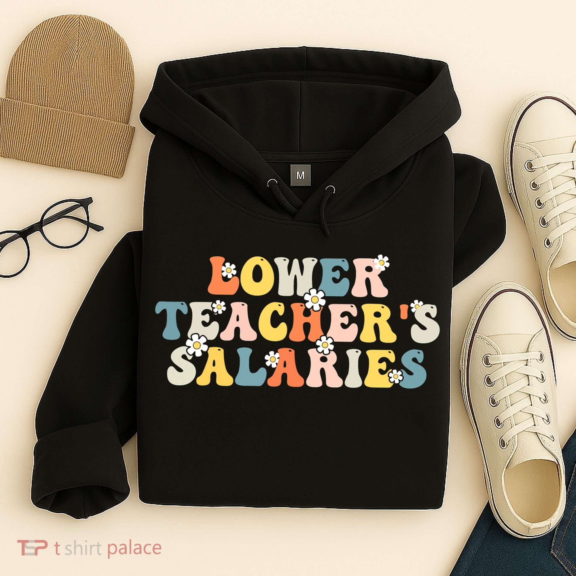 Lower Teacher's Salaries Retro Teacher Hoodie