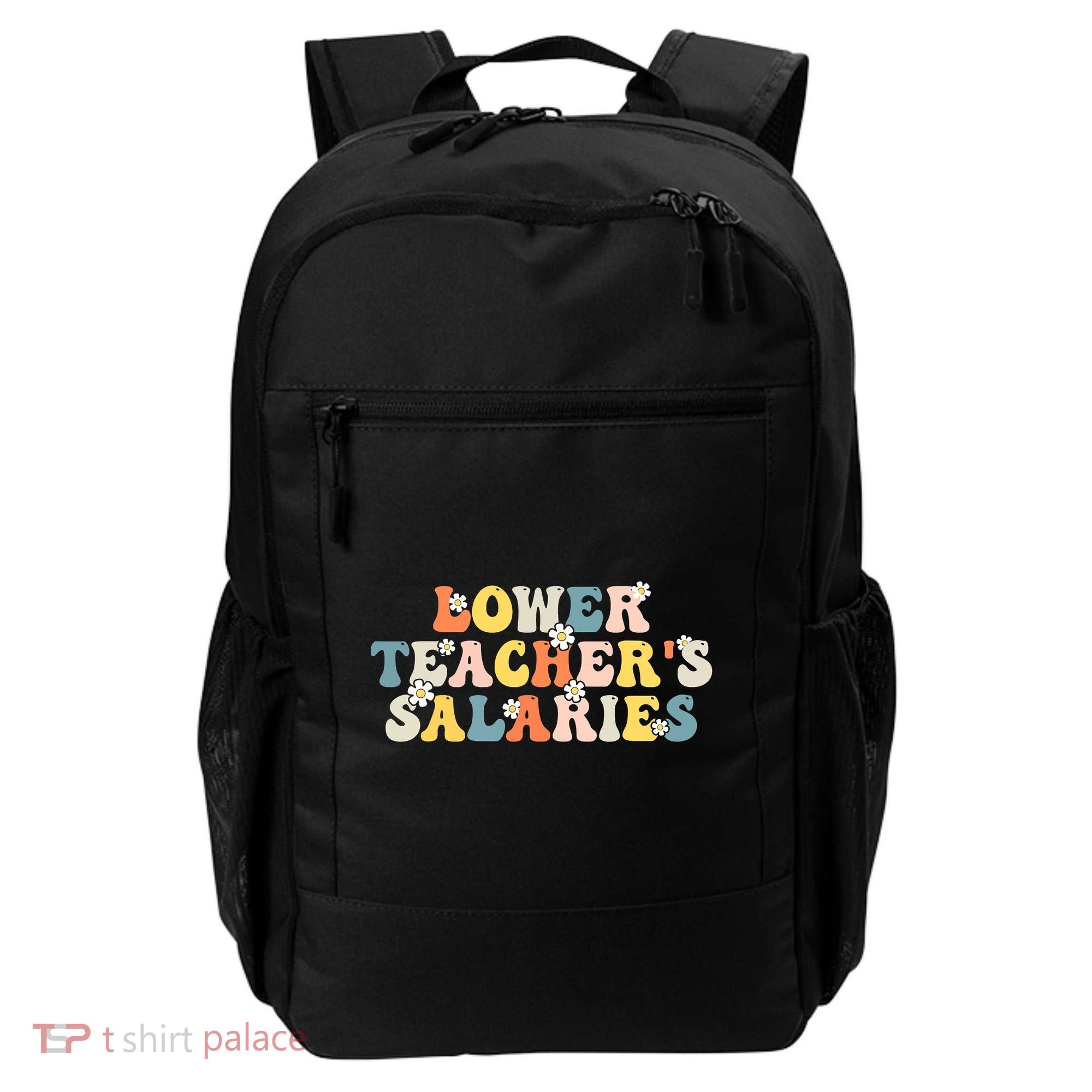 Lower Teacher's Salaries Retro Teacher Backpack