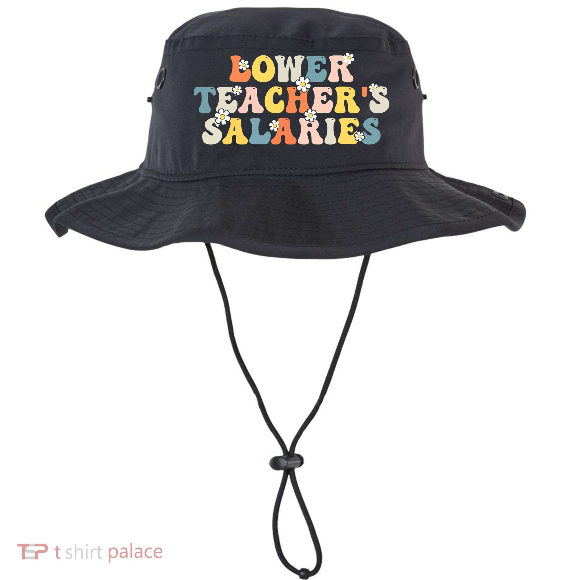 Lower Teacher's Salaries Retro Teacher Bucket Hat