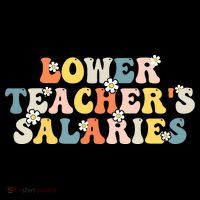 Lower Teacher's Salaries Retro Teacher Baby Bodysuit thumb 2