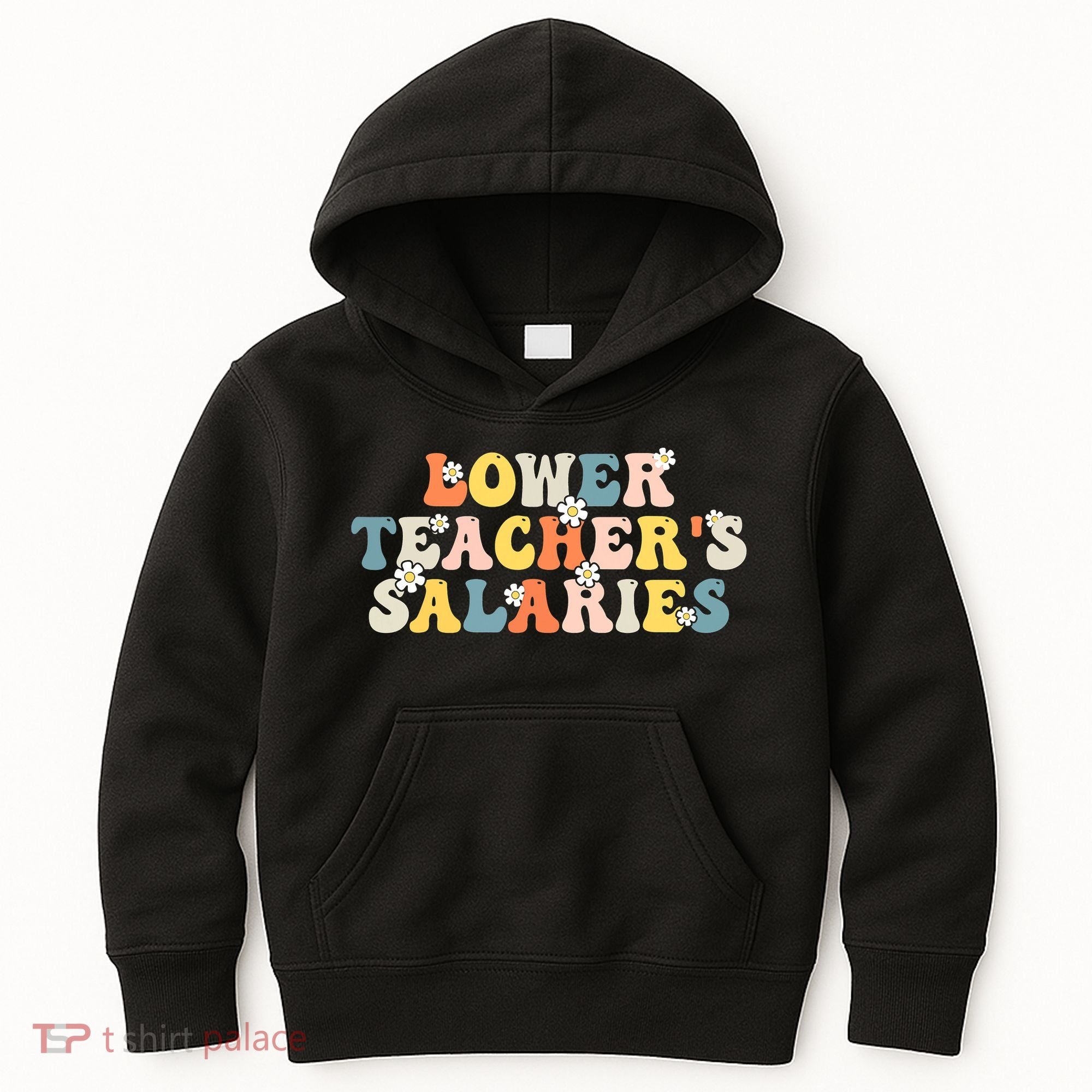 Lower Teacher's Salaries Retro Teacher Kids Hoodie
