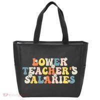 Lower Teacher's Salaries Retro Teacher Tote Bag thumb 0