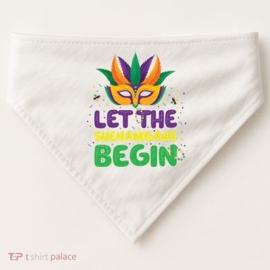 Let The Shenanigans Begin USA-Made Doggie Bandana