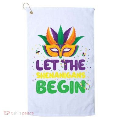 Let The Shenanigans Begin Golf Towel