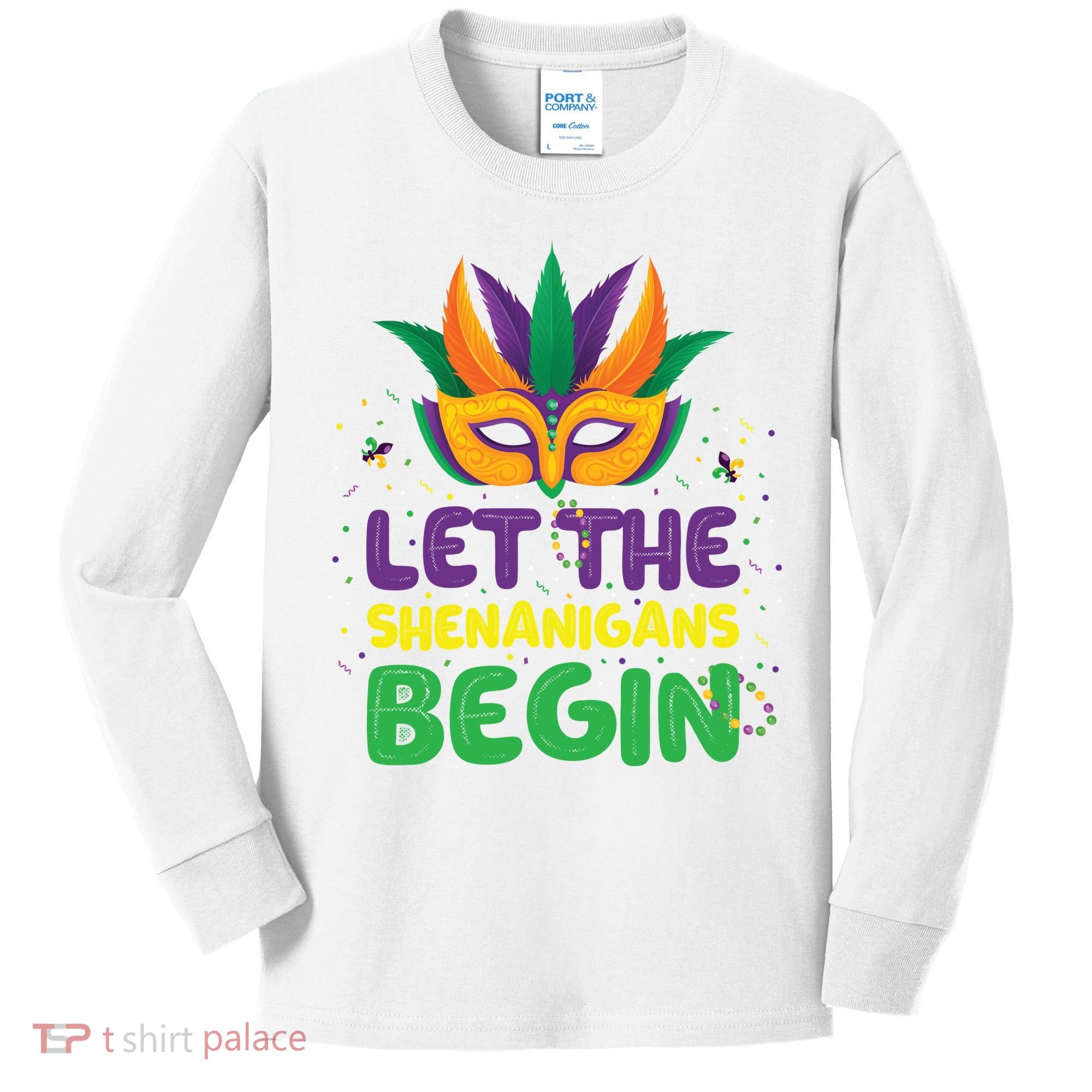 Let The Shenanigans Begin Kids Long Sleeve Shirt
