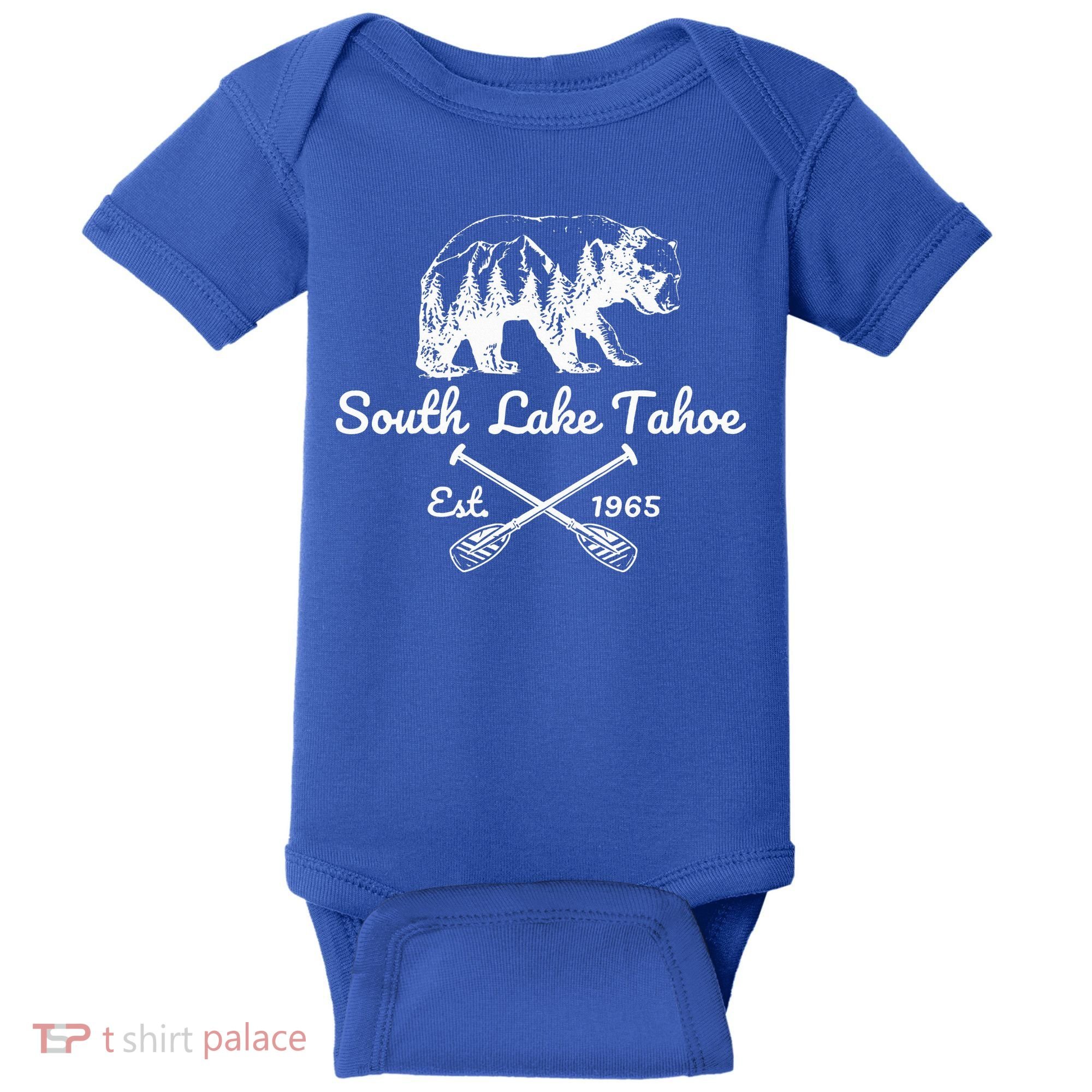 Lake Tahoe South Baby Bodysuit