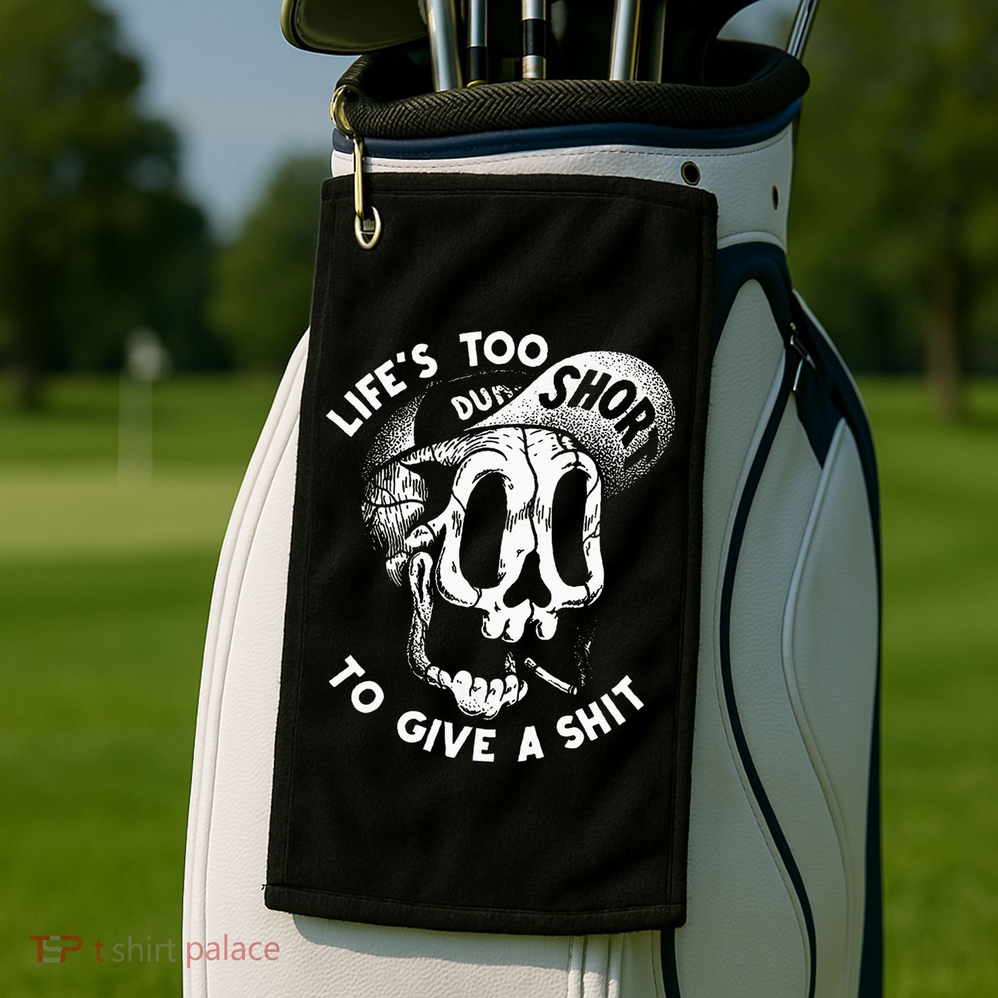 Life's Too Short To Give A Shit Golf Towel