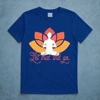 Let That Shit Go Funny Yoga Meditation Mindful Af Meme Funny Gift T-Shirt thumb 5