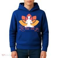 Let That Shit Go Funny Yoga Meditation Mindful Af Meme Funny Gift Kids Hoodie thumb 4