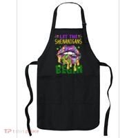 Let The Shenanigans Begin Mardi Gras Lips Apron thumb 0