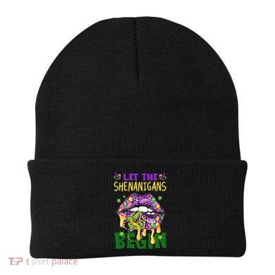 Let The Shenanigans Begin Mardi Gras Lips Beanie