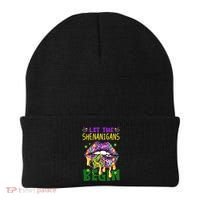 Let The Shenanigans Begin Mardi Gras Lips Beanie thumb 0