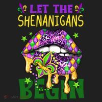 Let The Shenanigans Begin Mardi Gras Lips Tumbler thumb 3
