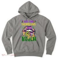 Let The Shenanigans Begin Mardi Gras Lips Hoodie thumb 0
