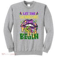 Let The Shenanigans Begin Mardi Gras Lips Sweatshirt thumb 0