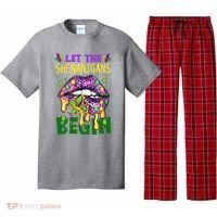 Let The Shenanigans Begin Mardi Gras Lips Pajama Set thumb 0