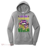 Let The Shenanigans Begin Mardi Gras Lips Women's Hoodie thumb 0