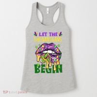 Let The Shenanigans Begin Mardi Gras Lips Women's Tank Top thumb 0