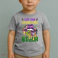 Let The Shenanigans Begin Mardi Gras Lips Toddler T-Shirt thumb 2