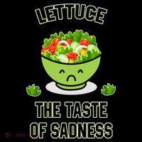 Lettuce The Taste Of Sadness Funny Food Meme Coffee Mug thumb 5