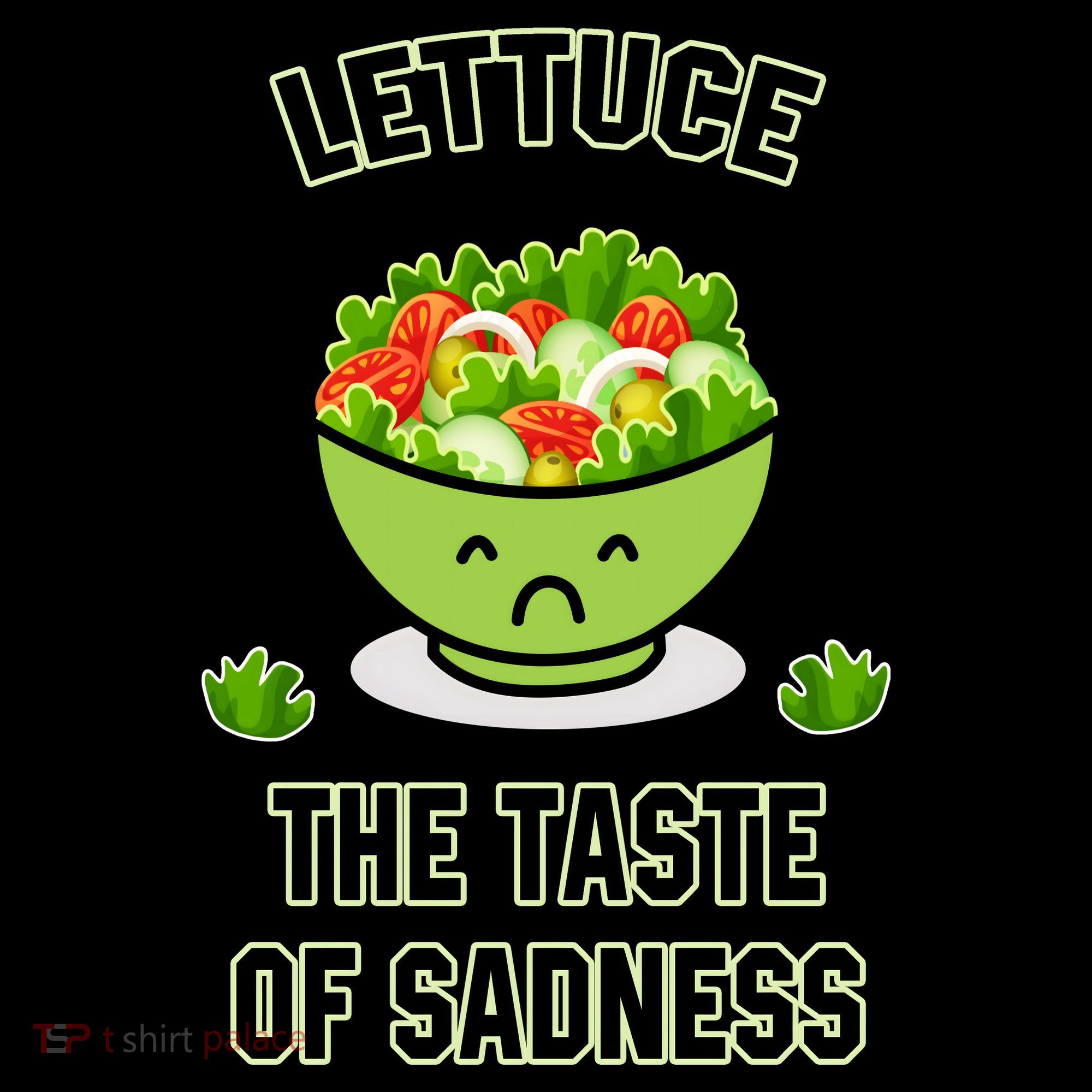 Lettuce The Taste Of Sadness Funny Food Meme Coffee Mug