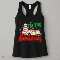 Little Tis' The Season Christmas Tree Cakes Debbie Groovy Women's Tank Top thumb 3