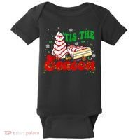 Little Tis' The Season Christmas Tree Cakes Debbie Groovy Baby Bodysuit thumb 0