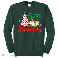 Little Tis' The Season Christmas Tree Cakes Debbie Groovy Sweatshirt thumb 0