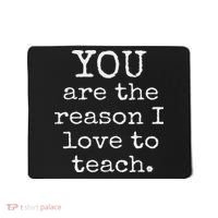 Love To Teach Positive Affirmation Kind Motivational Teacher Mousepad thumb 0