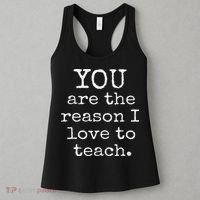 Love To Teach Positive Affirmation Kind Motivational Teacher Women's Tank Top thumb 3