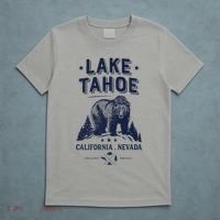 Lake Tahoe Tees California Nevada Vintage Bear Gift T-Shirt thumb 5
