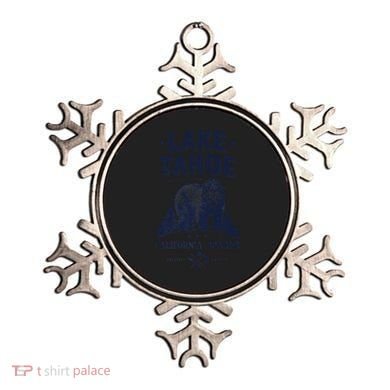 Lake Tahoe Tees California Nevada Vintage Bear Gift Ornament