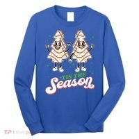 Little Tis' The Season Christmas Tree Cakes Debbie Tree Xmas Meaningful Gift Long Sleeve Shirt thumb 0
