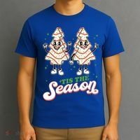 Little Tis' The Season Christmas Tree Cakes Debbie Tree Xmas Meaningful Gift T-Shirt thumb 3