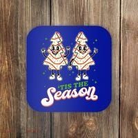 Little Tis' The Season Christmas Tree Cakes Debbie Tree Xmas Meaningful Gift Coaster thumb 0