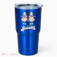 Little Tis' The Season Christmas Tree Cakes Debbie Tree Xmas Meaningful Gift Tumbler thumb 0